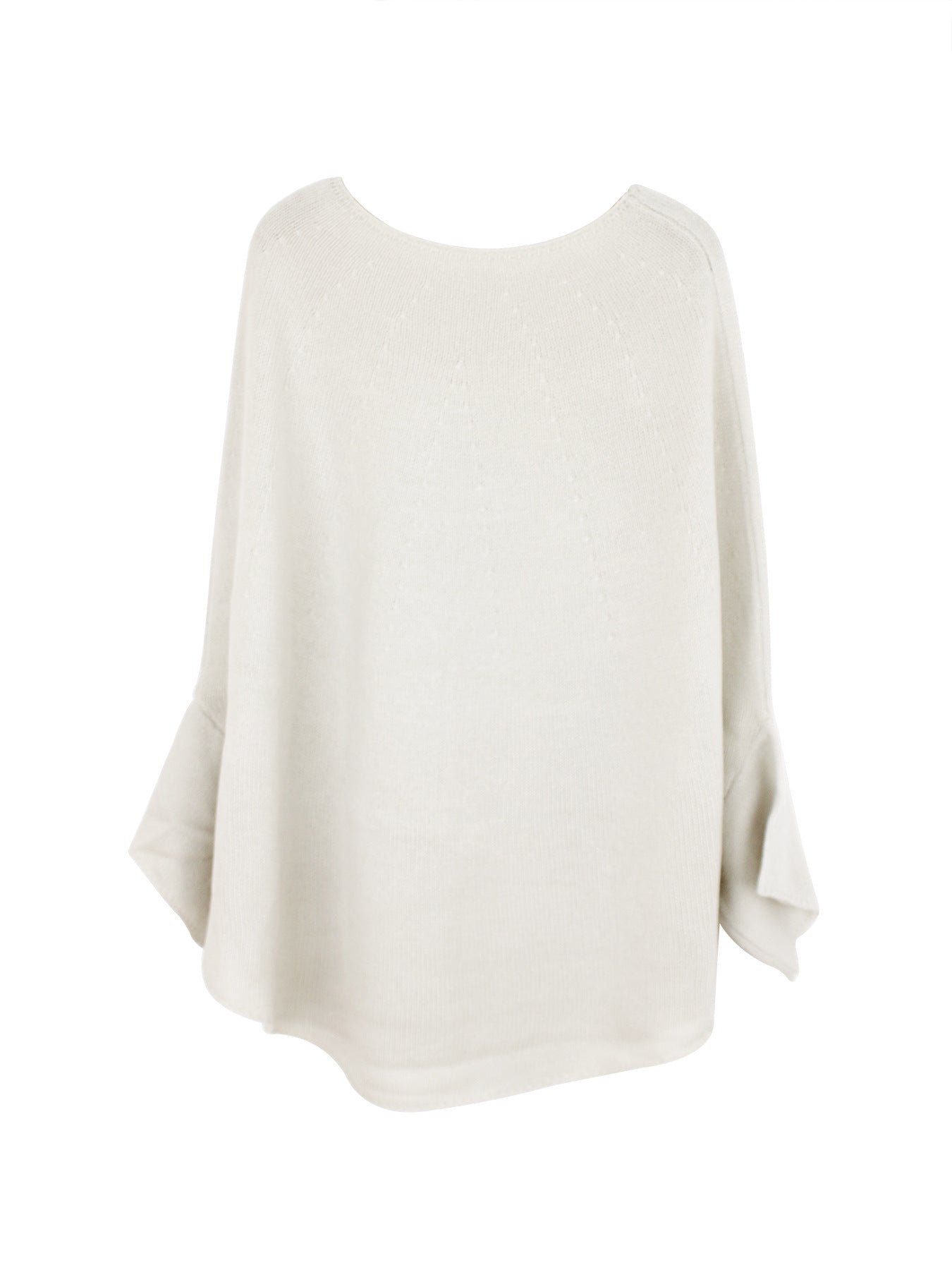Womens Bat Sleeve Knitted Sweater