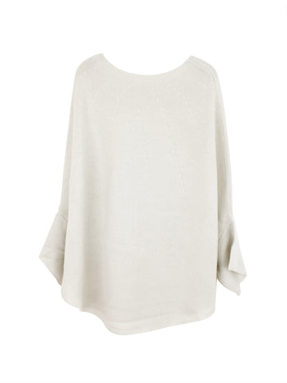 Womens Bat Sleeve Knitted Sweater